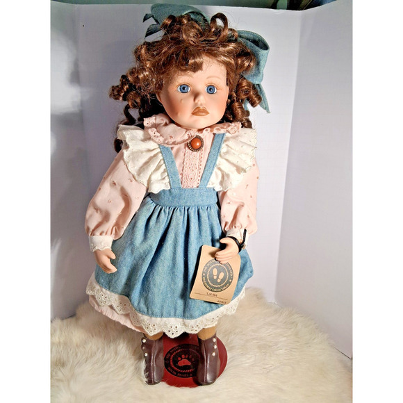 1985 A Boots Tyner Design Boyds Bears Laura First Day Of School 16ins Tall. - Picture 4 of 9